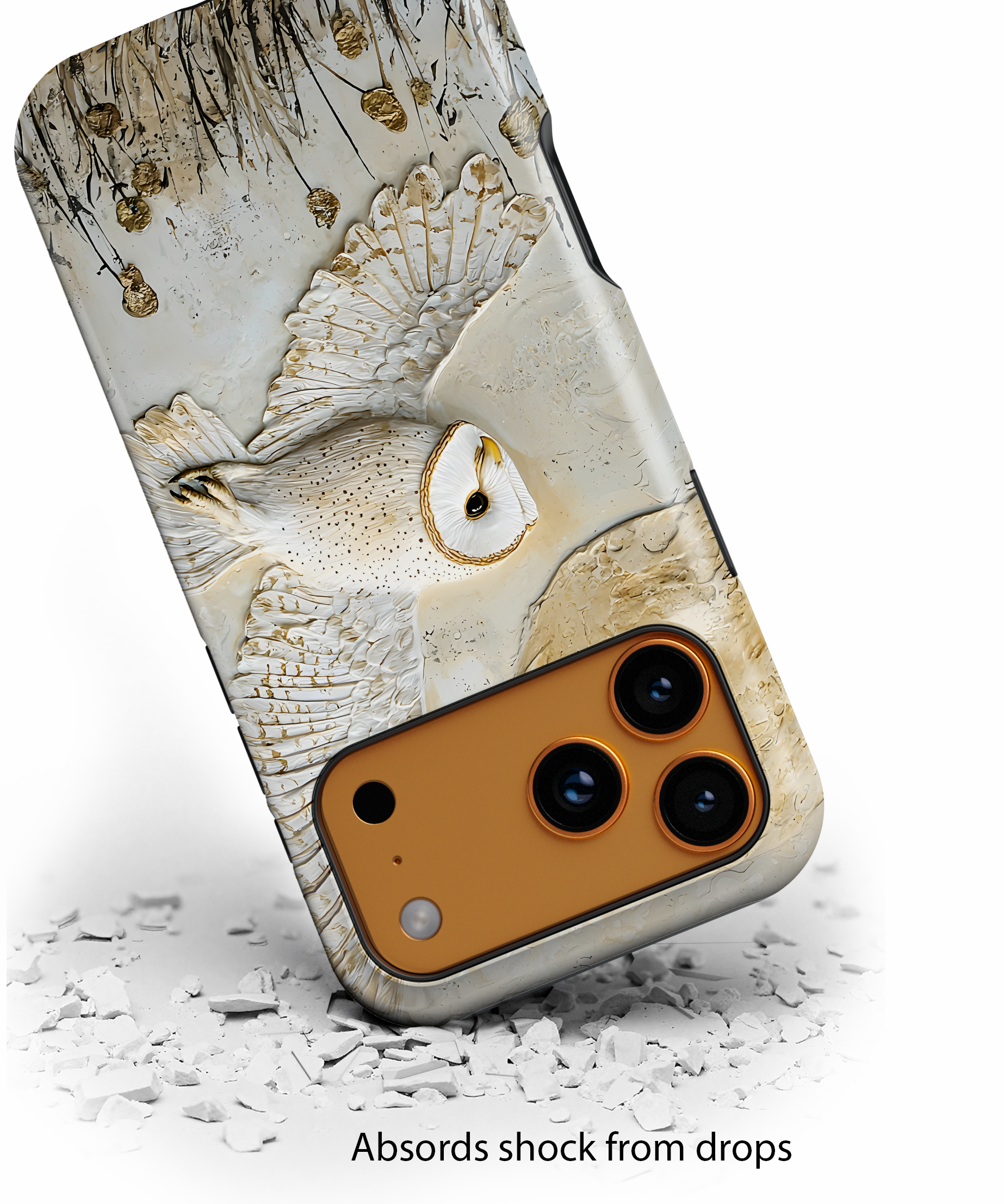 Barn Owl iPhone Case — Elegant Flying Owl Wildlife