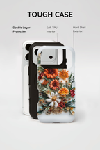 Floral Quilling Tough iPhone Case — Orange Daisy
