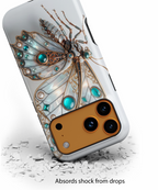 Butterfly Gem Phone Case — Steampunk Teal Jewel iPhone Case