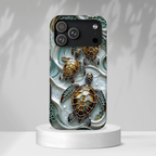 Sea Turtle Phone Case — Ocean Waves Protective iPhone Cover