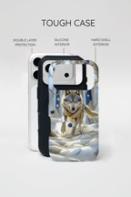 Wolf in Snow iPhone Case — Rugged Wildlife