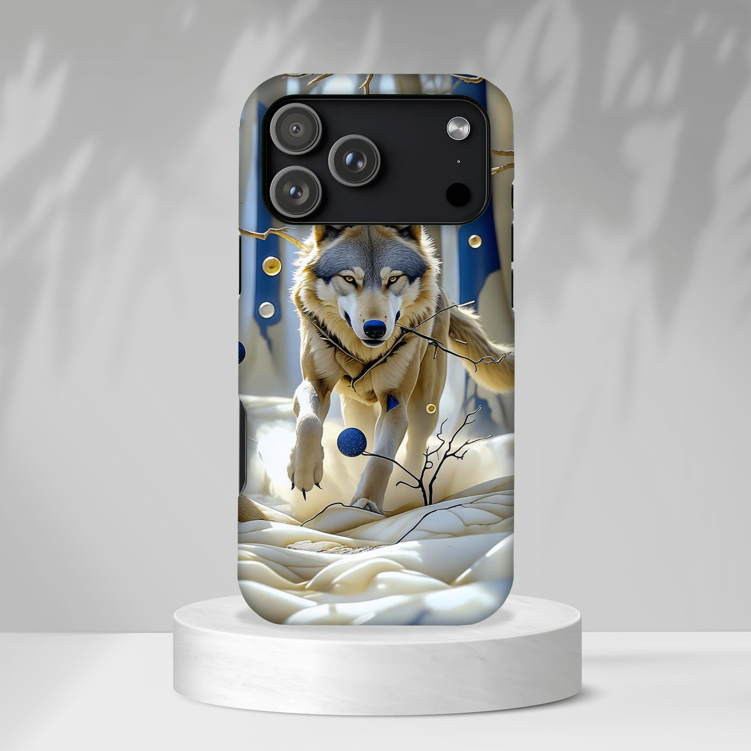 Wolf in Snow iPhone Case — Rugged Wildlife