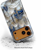 Blue Gold Forest Art MagSafe Case