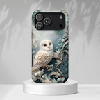 Barn Owl & Butterflies Tough iPhone Case