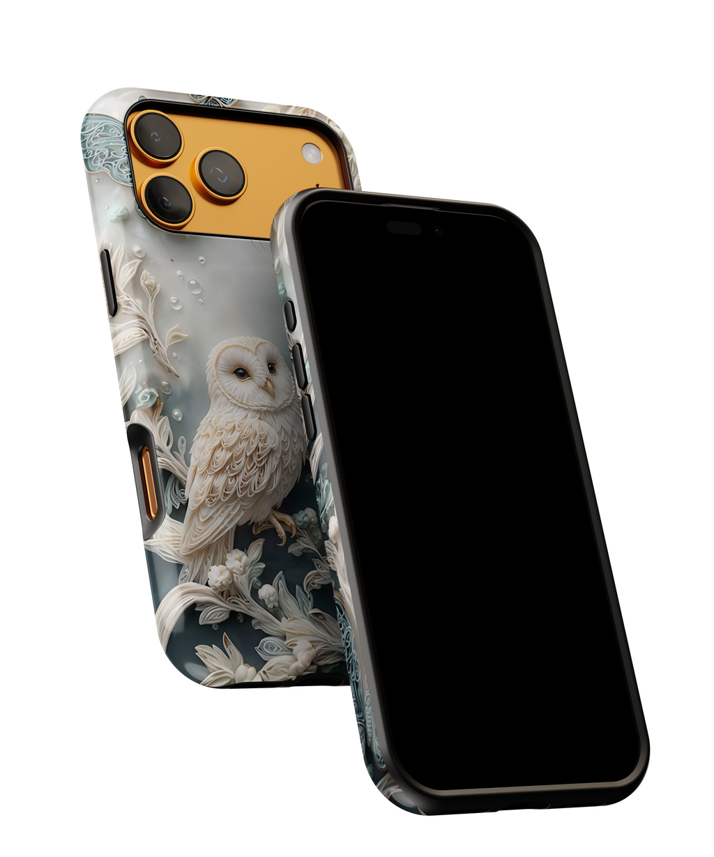 Barn Owl Floral MagSafe Phone Case