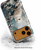 Barn Owl Floral MagSafe Phone Case