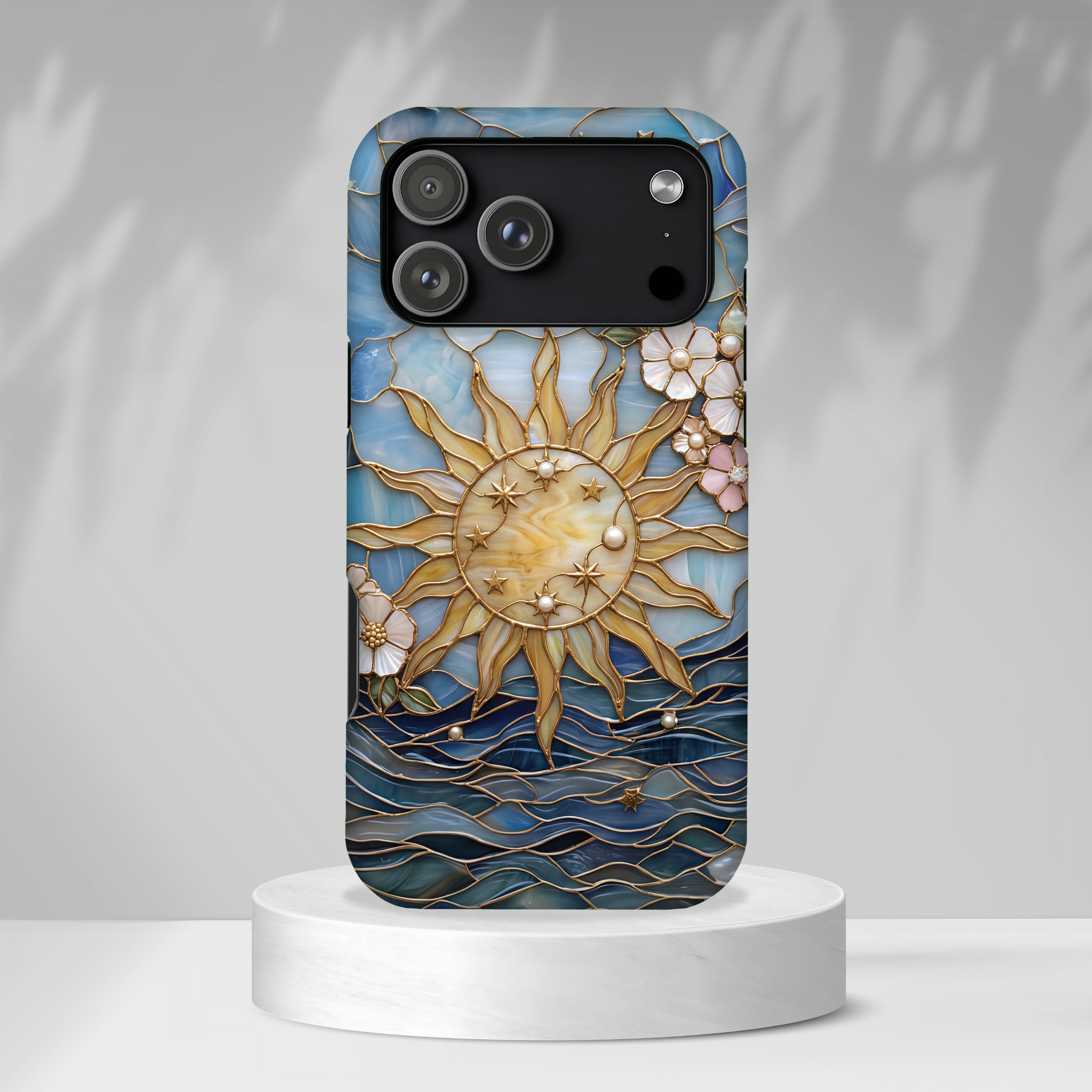 Stained Glass Sun & Sea MagSafe iPhone Case