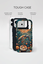 Sea Turtle Mosaic iPhone Case | Artistic Ocean Nature Protective Cover