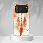 Dreamcatcher Tough iPhone Case | Watercolour Feather