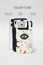 Mystic Eye iPhone Case | Celestial Moon & Star