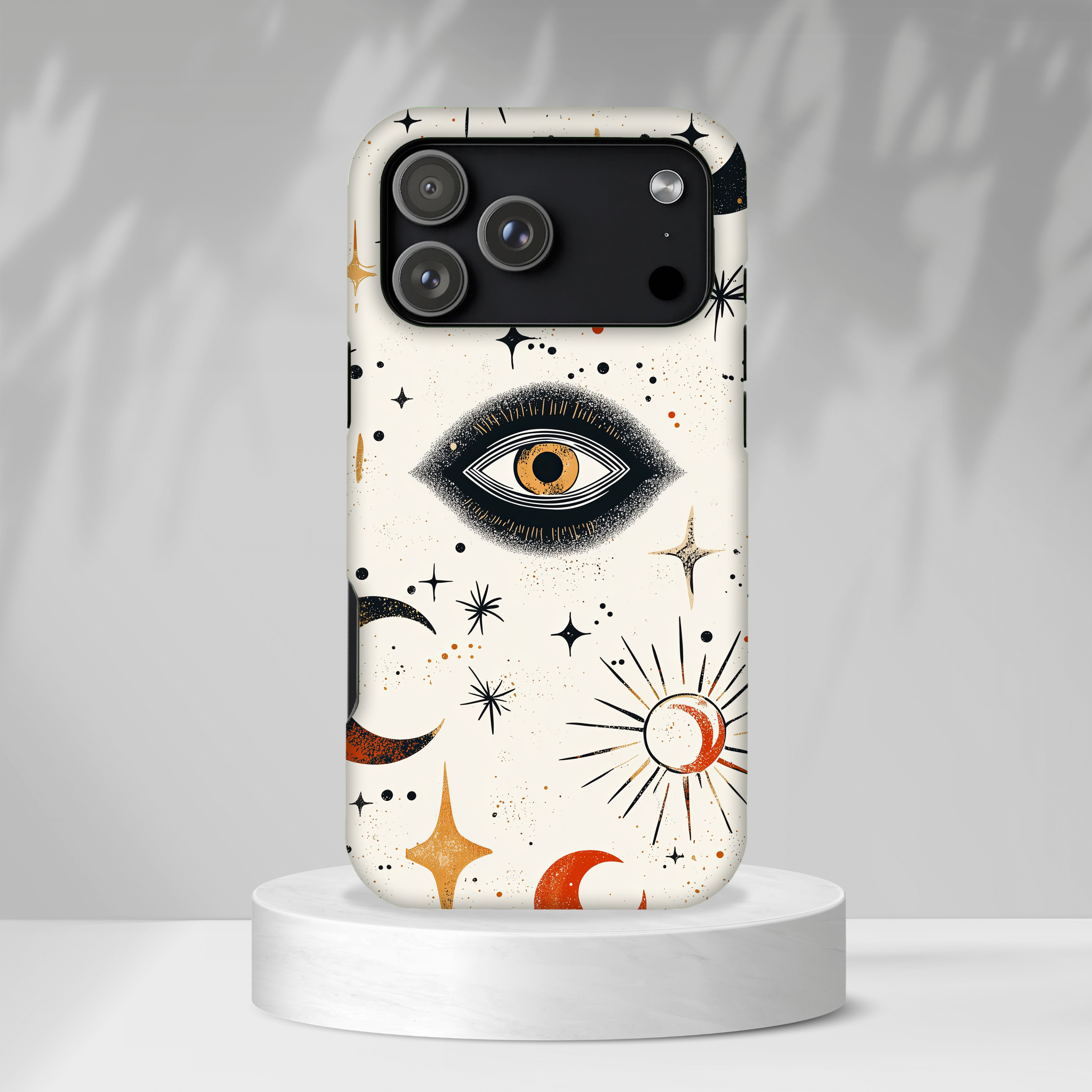 Mystic Eye iPhone Case | Celestial Moon & Star