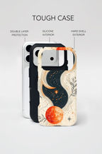 Custodia Astrology Galaxy MagSafe per iPhone | Red Moon Celestial