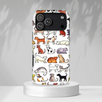 Dog Pattern iPhone Case | Cute Colourful Dogs