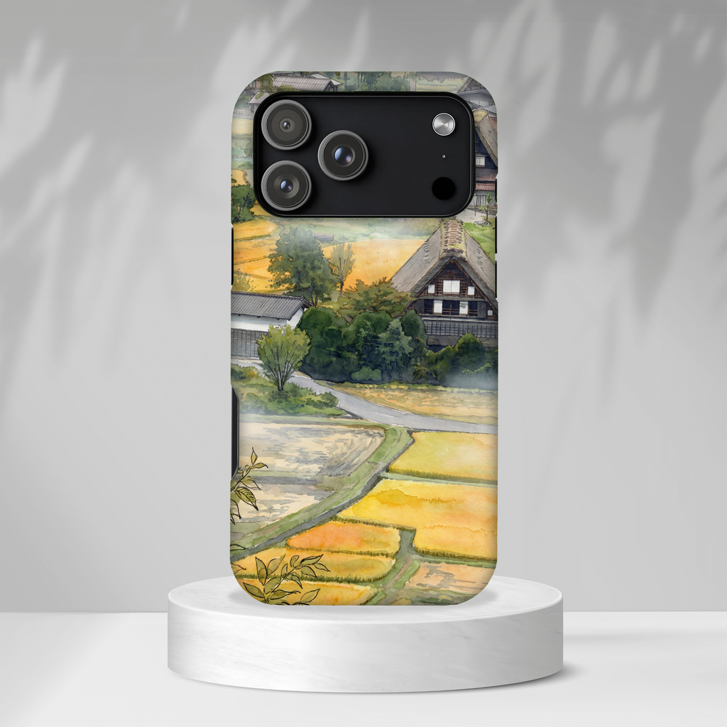 Shirakawa Whisper | Japan Watercolour iPhone Case