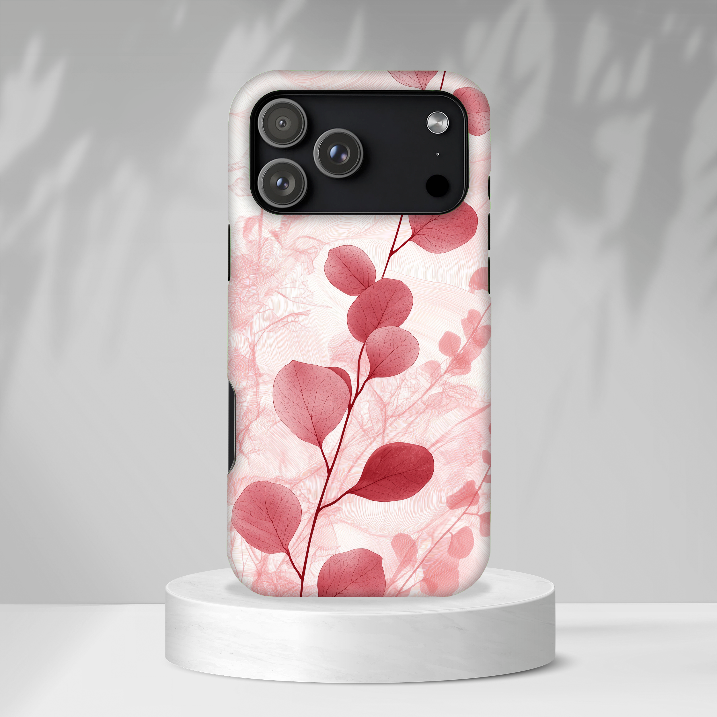 Cover per iPhone Rosa Botanico Floreale Eucalipto