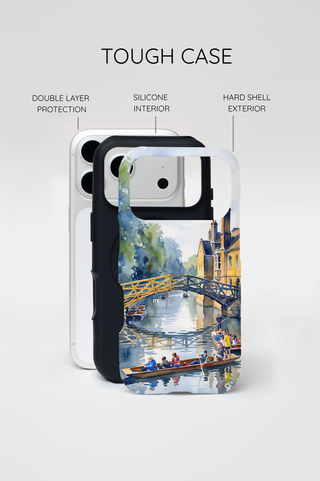 British Heritage iPhone Case | Cambridge Mathematical Bridge