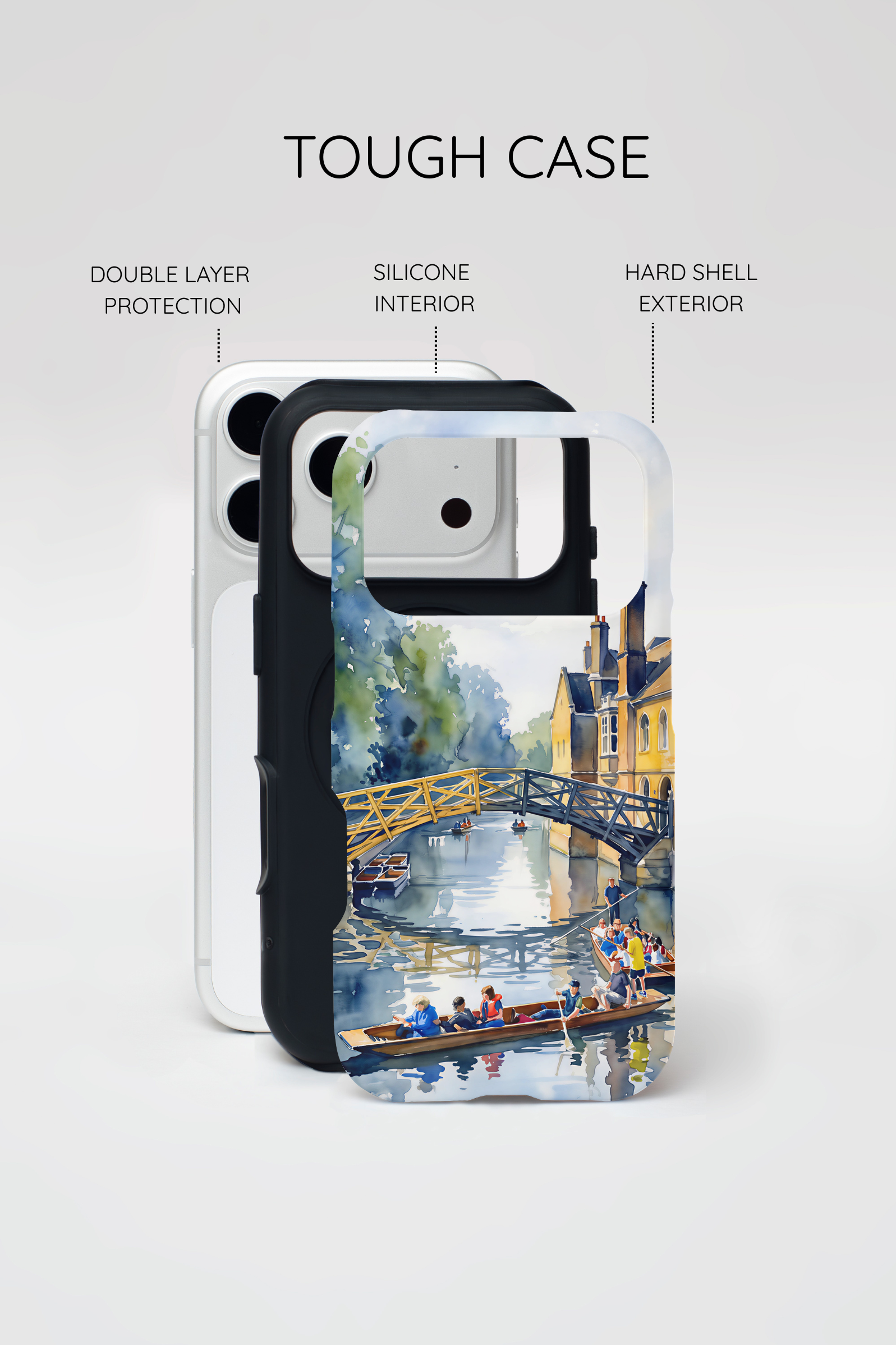 British Heritage iPhone Case | Cambridge Mathematical Bridge