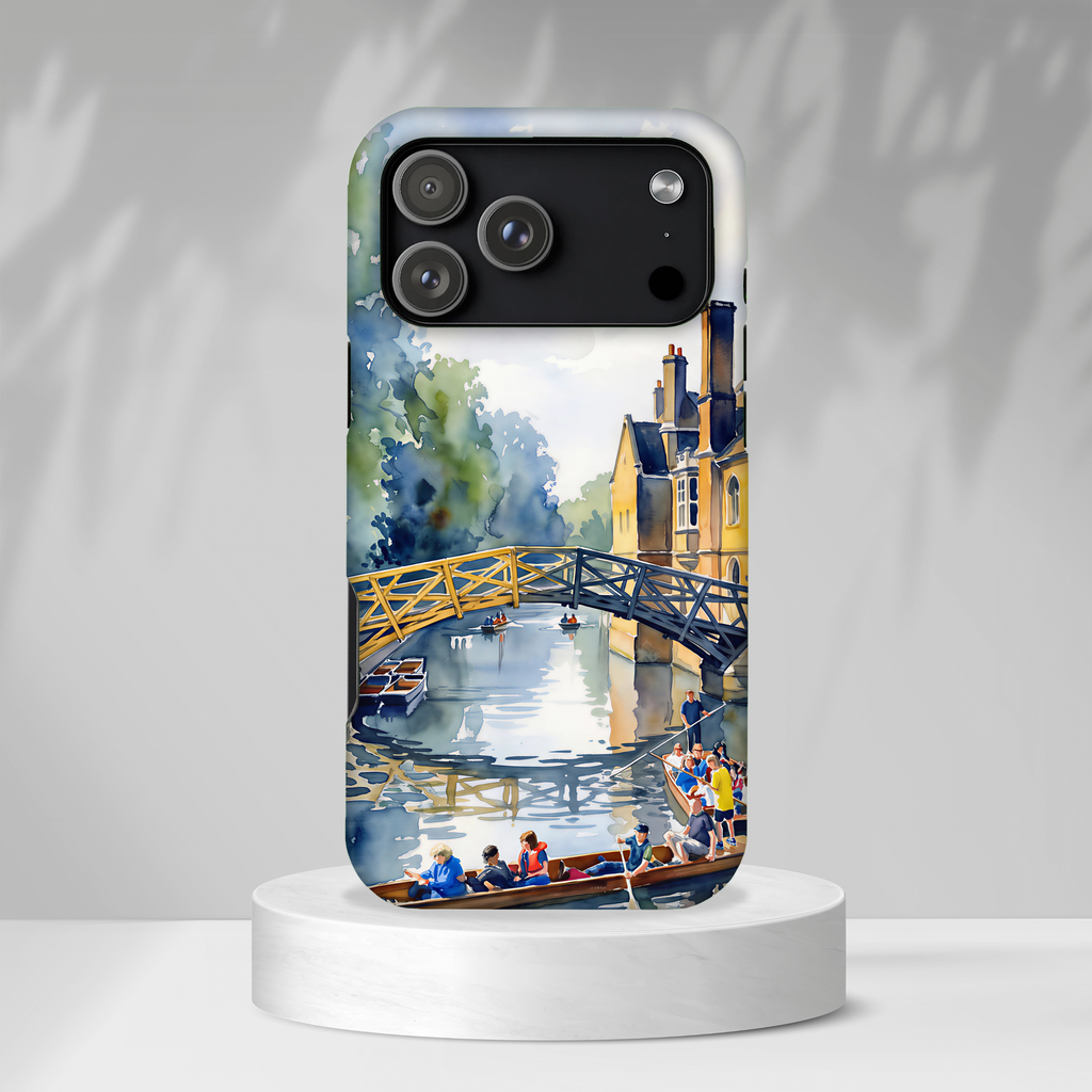 British Heritage iPhone Case | Cambridge Mathematical Bridge