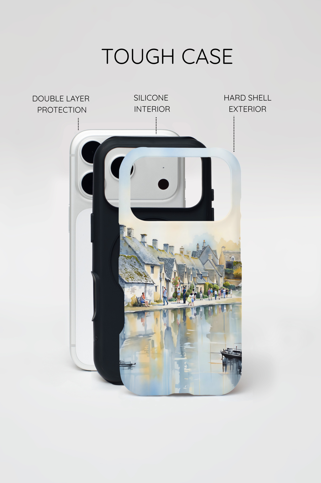 The Cotswolds Cottage MagSafe iPhone Case | Timeless England Travel Case
