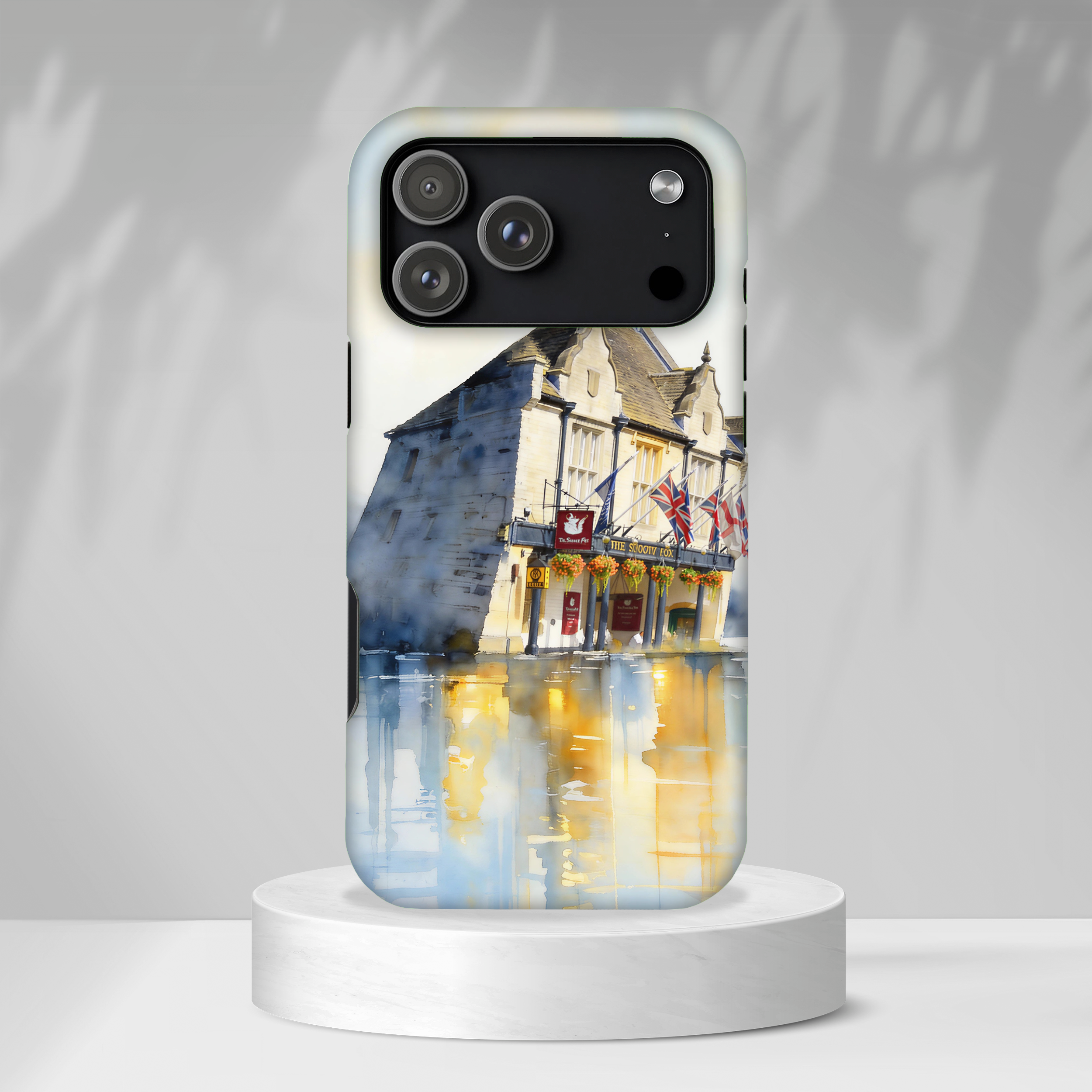English Village Hotel Aesthetic iPhone Case