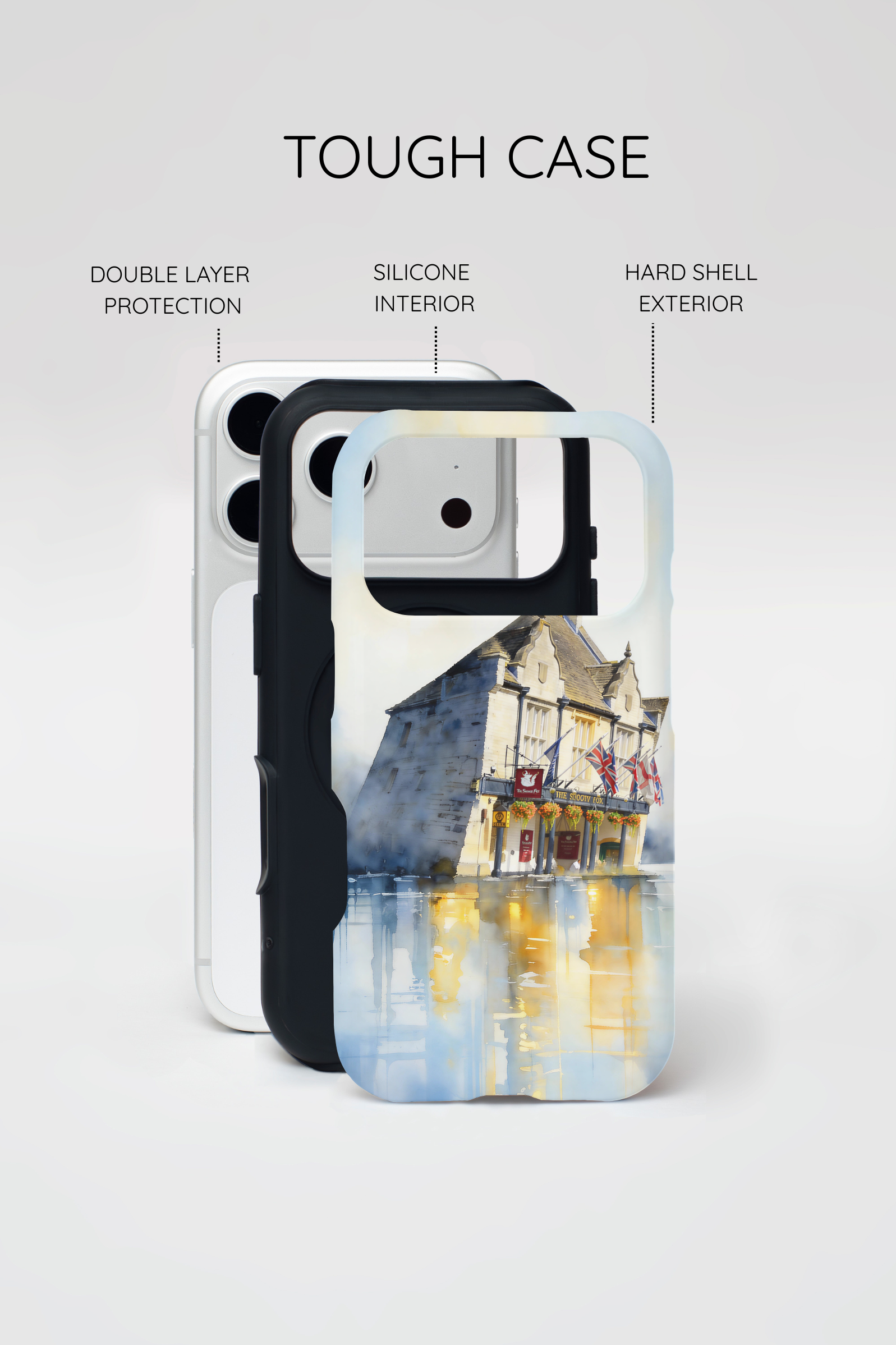 English Village Hotel Aesthetic MagSafe iPhone Case