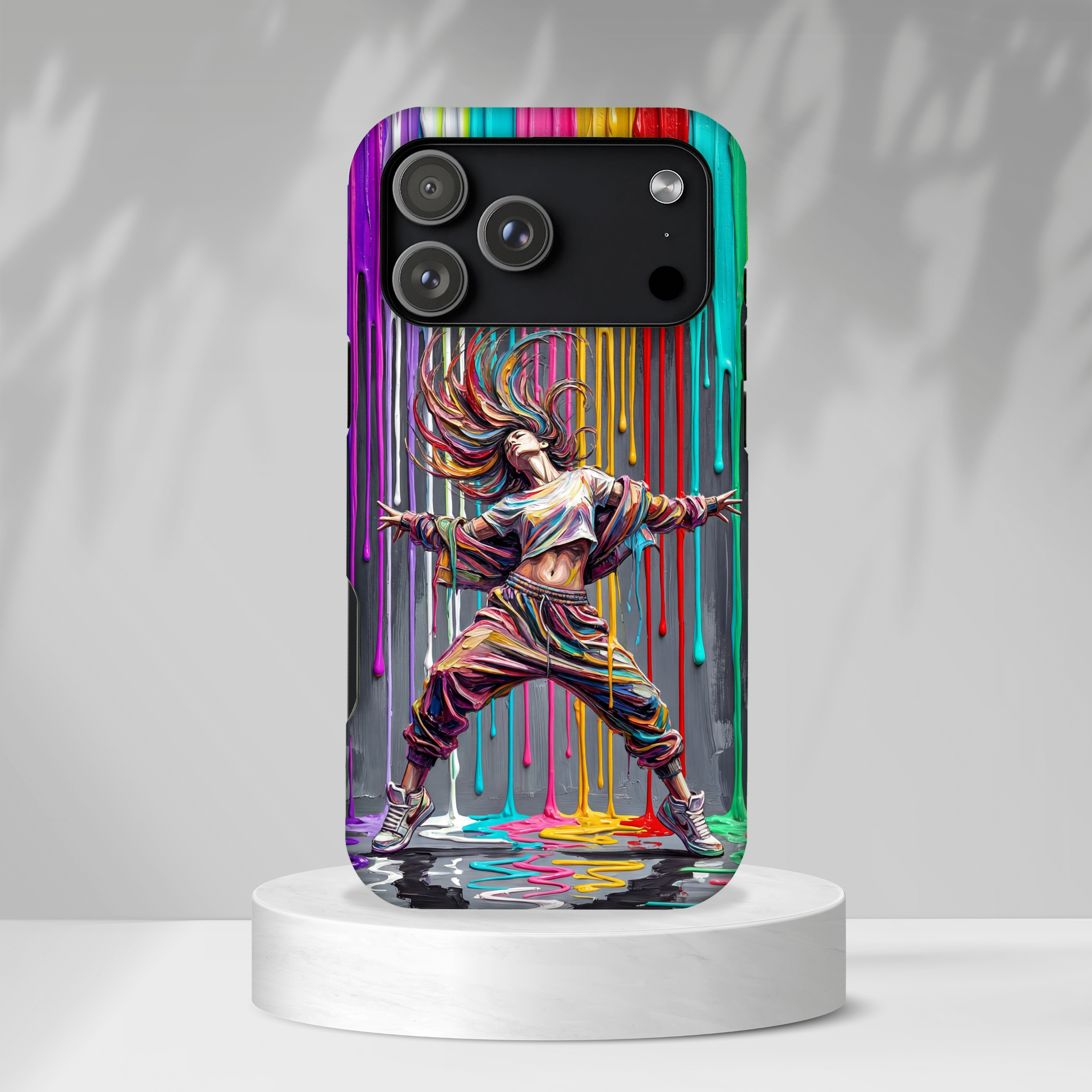 iPhone Case | Colorful Street Dance Drip Design