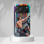 Colourful Rock Climber Art Protective iPhone Case