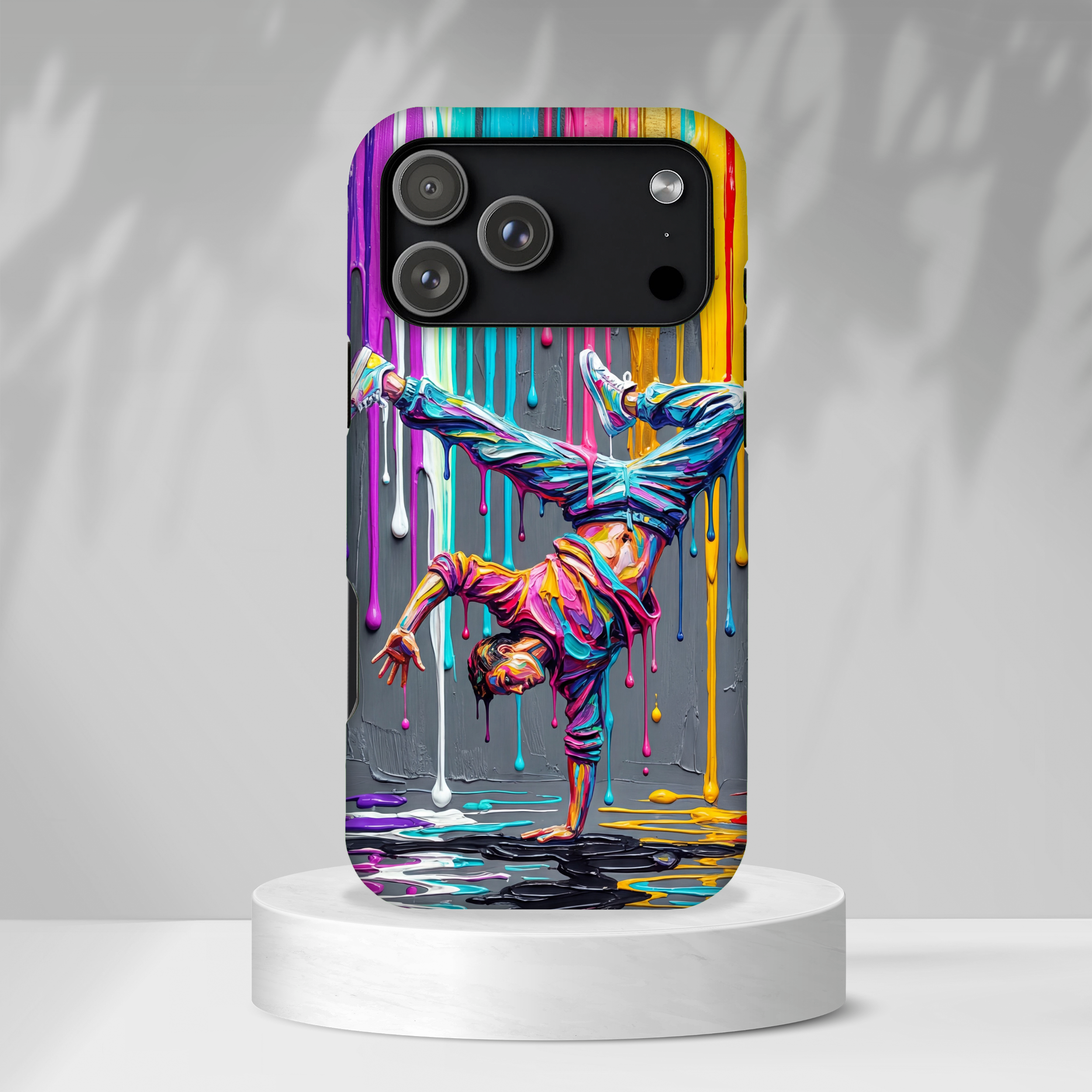 Colorful Breakdancer Graffiti Tough MagSafe Phone Case