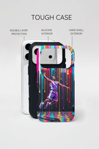 Color Splash Basketball MagSafe iPhone Case | Vibrant Drip Dunk Design