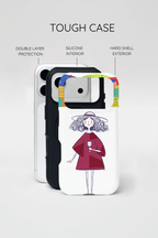 Custodia per iPhone Donna Vino Artistica Colorata