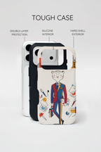 Leopard Executive Phone Case | Business Chic Illustrated