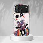 Panda Tailor iPhone Case | Cute Seamstress Cartoon