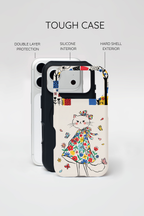 Floral Kitty iPhone Case | Cute Cat