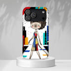 Catwalk City iPhone Case | Cute Fashion Cat