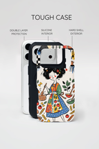 Whimsical Chef Kitchen Illustration MagSafe iPhone Case