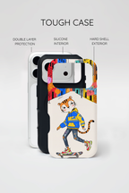 Skater Tiger iPhone Case