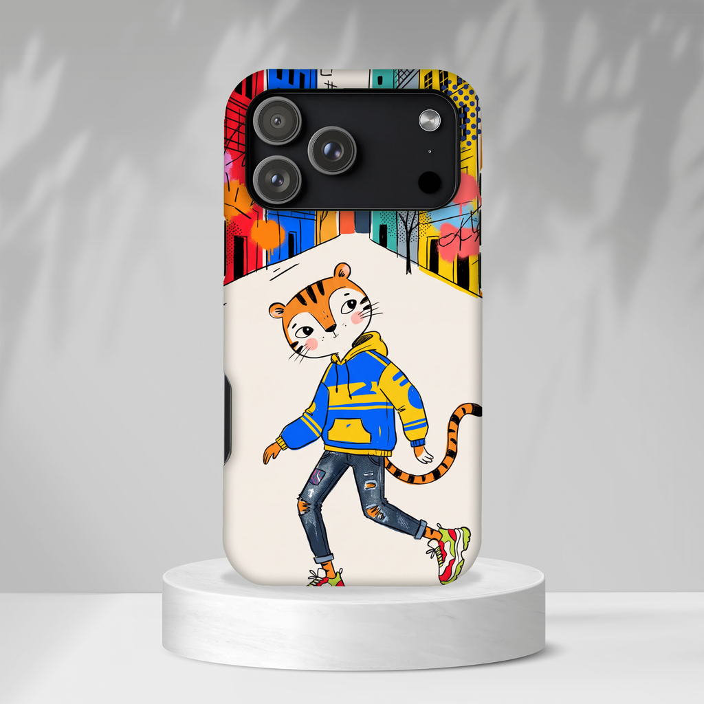 Skater Tiger iPhone Case