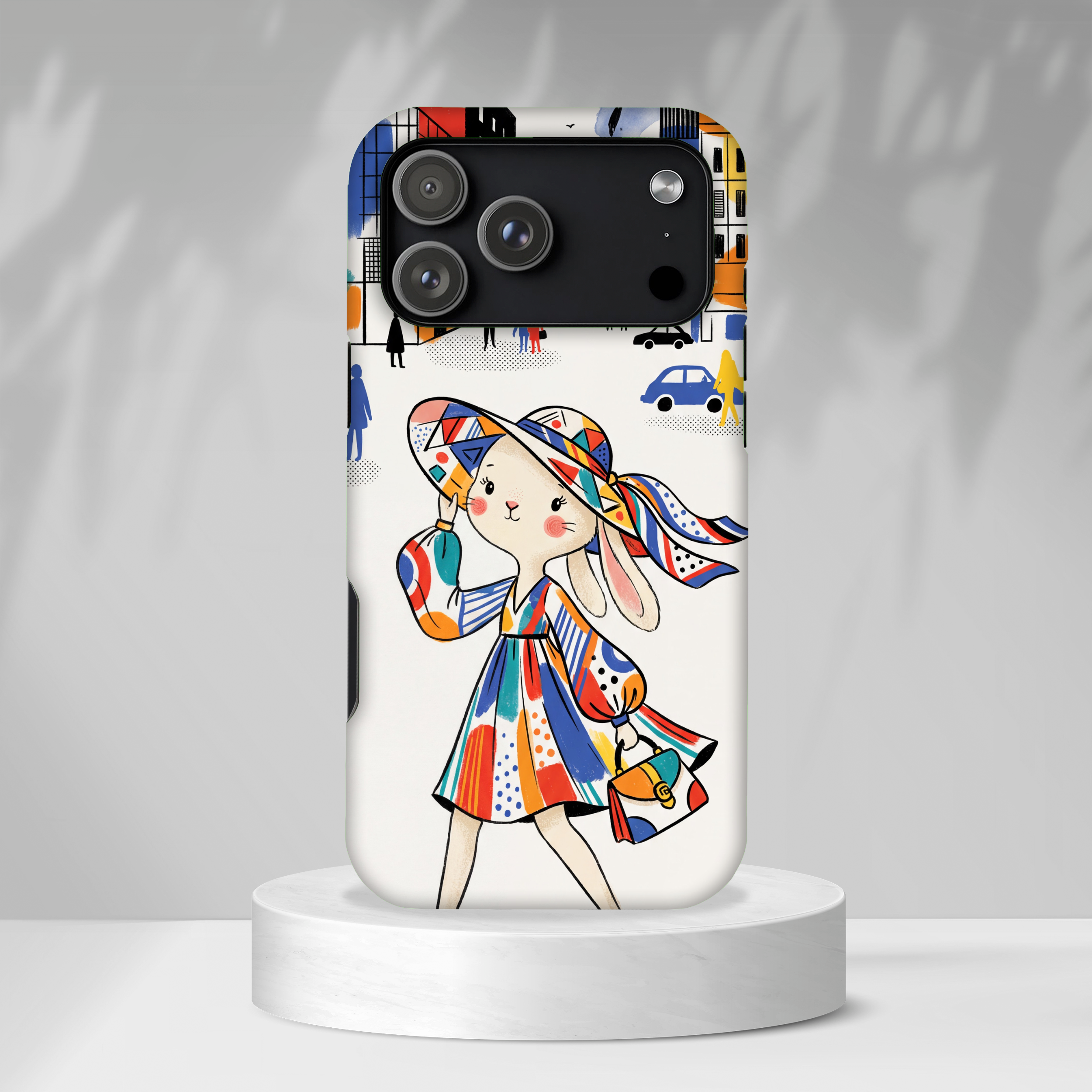 Chic Bunny City MagSafe iPhone Case