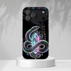 Neon Occult  Mystic Snake Crystal iPhone Case