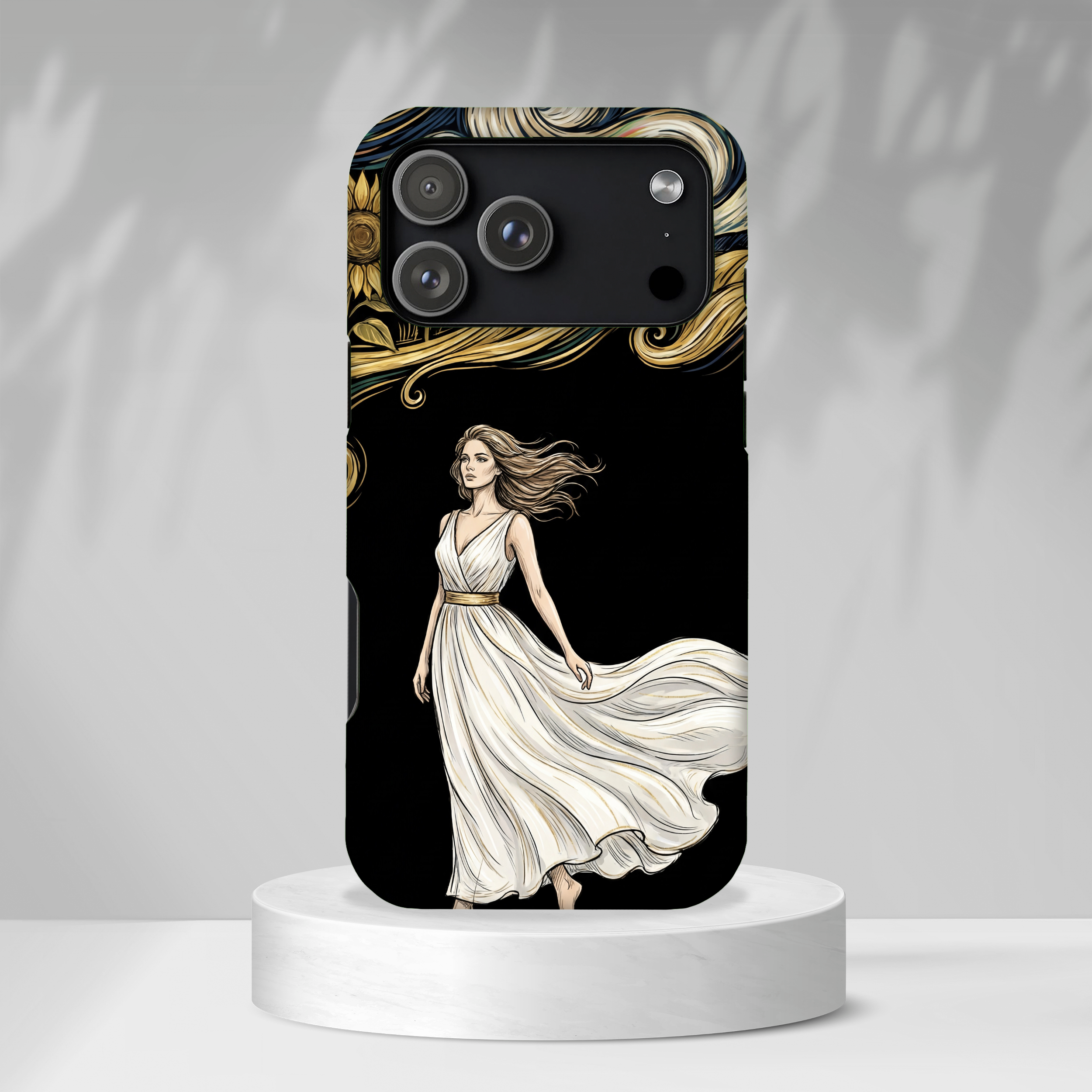 Grecian Muse iPhone Case | Artistic Goddess Protective Case