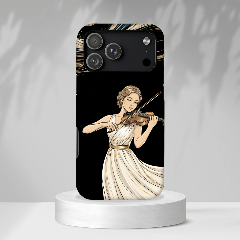 Violinist iPhone Case | Elegant Classical Musicist Design