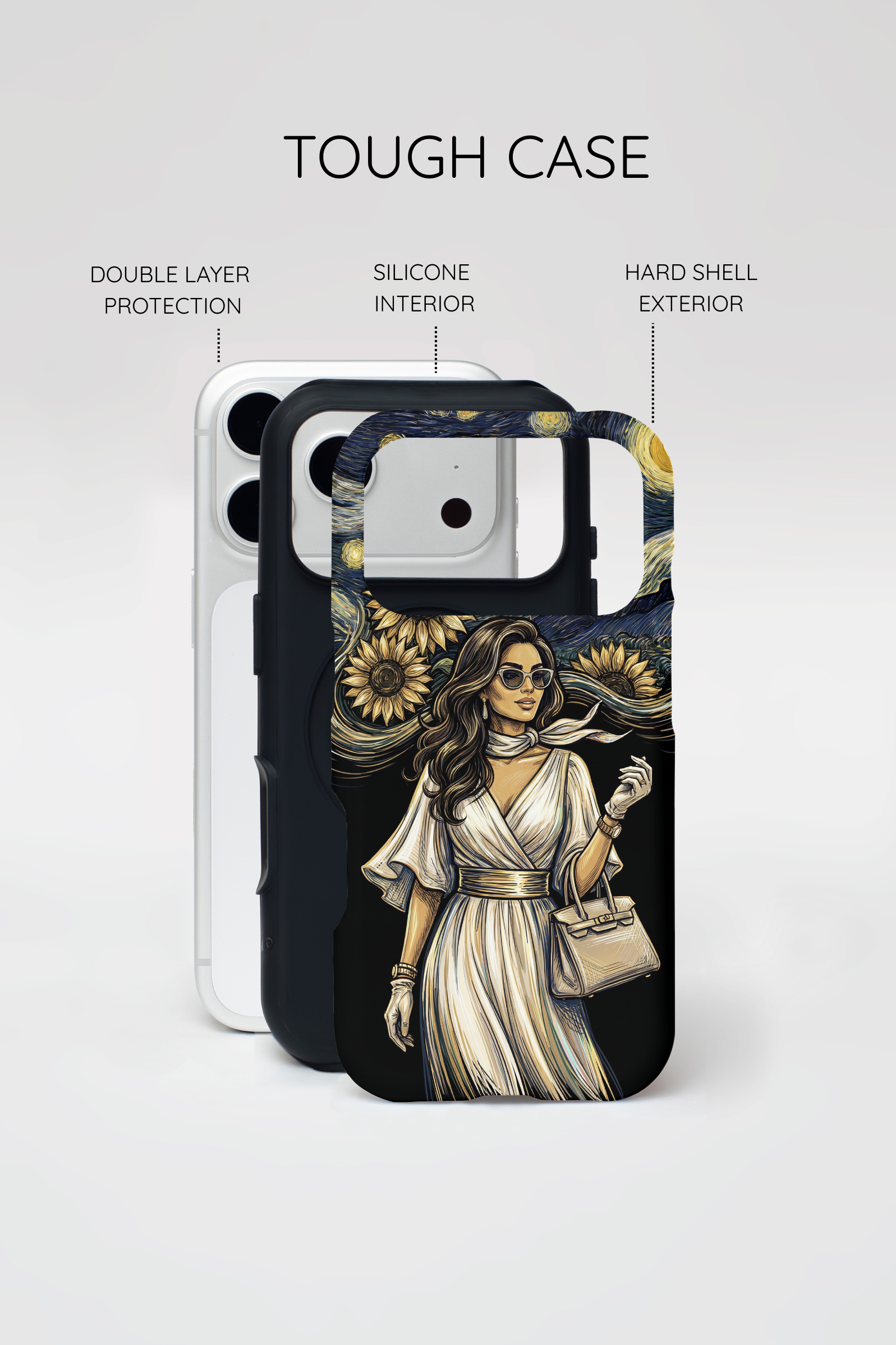 Van Gogh Night Sunflowers iPhone Case | Chic Woman Art