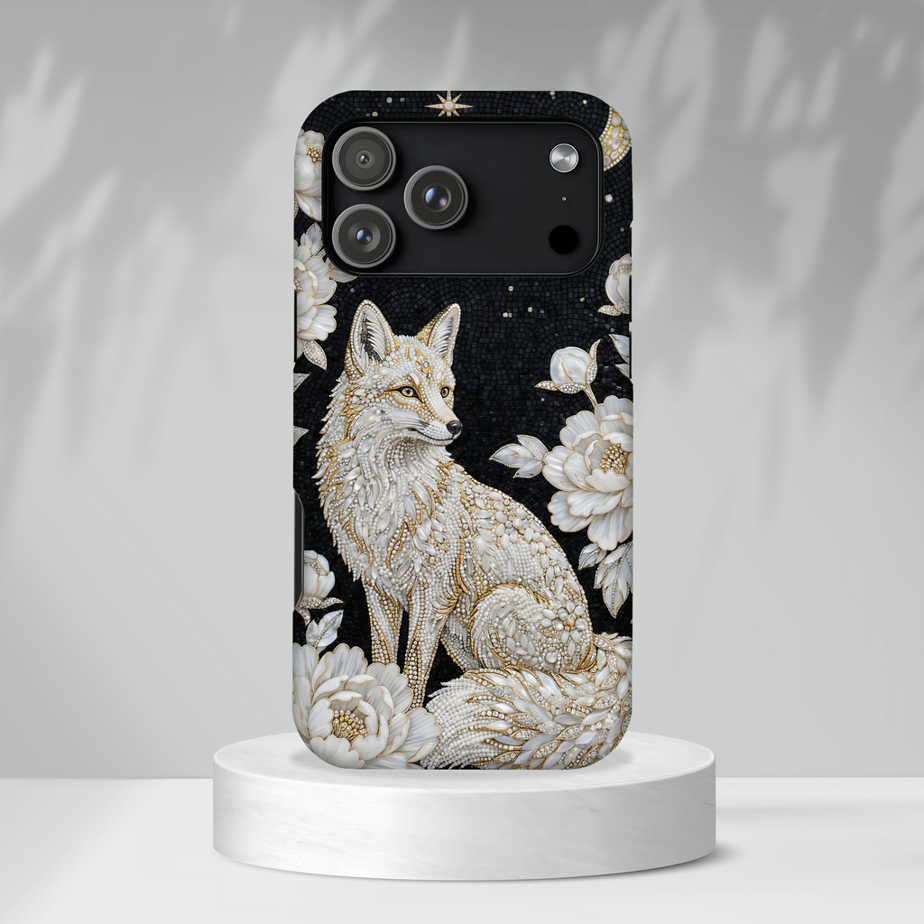 Mystic Fox Moon MagSafe iPhone Case | Celestial Floral iPhone Cover