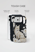 Mystic Fox Moon MagSafe iPhone Case | Celestial Floral iPhone Cover