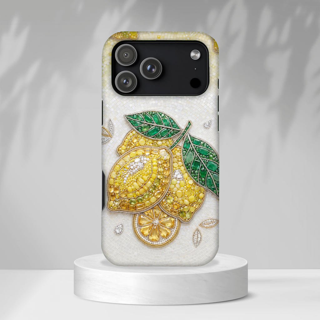 Luxe Lemon Jewel MagSafe iPhone Case