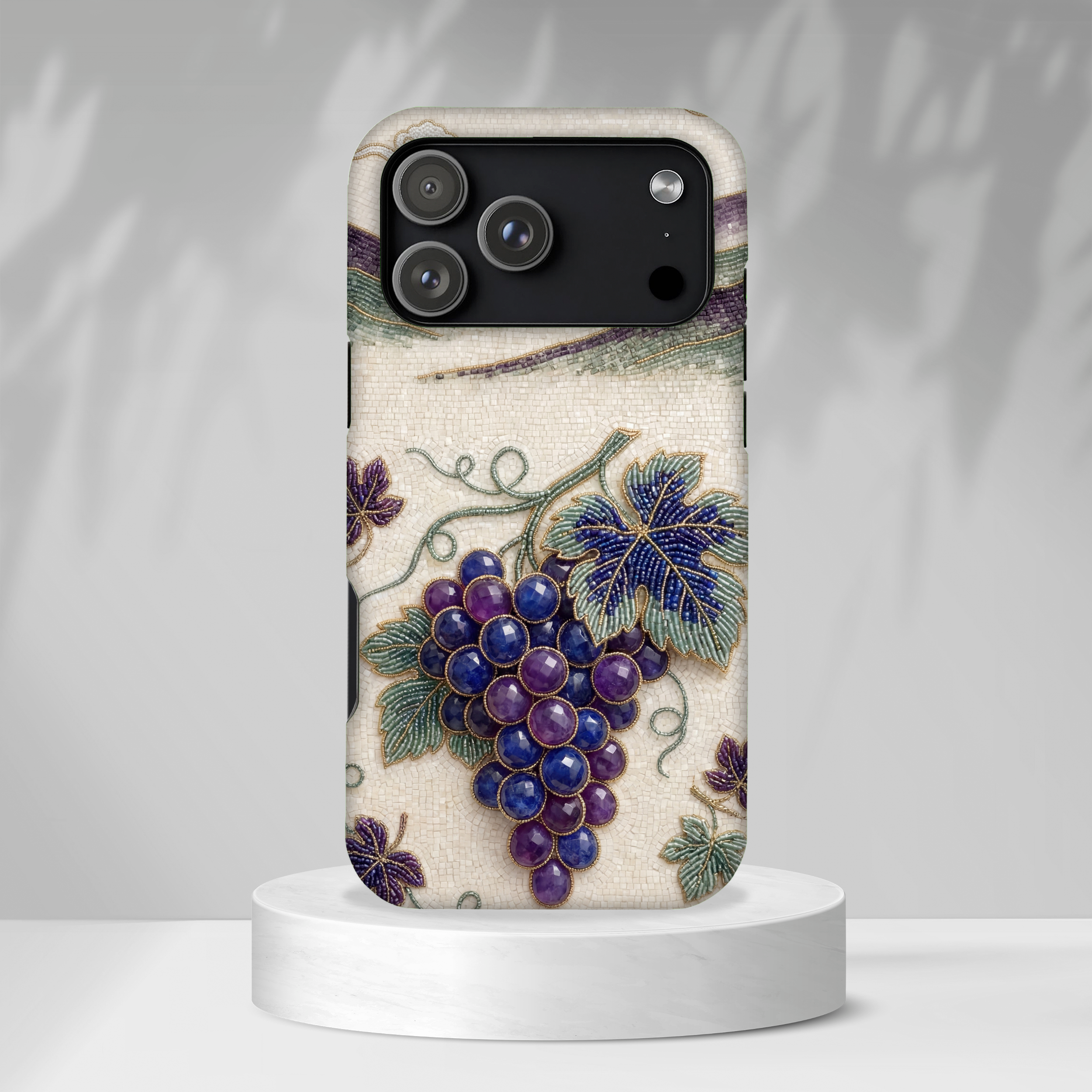 Vintage Grape iPhone Case – Botanical Vineyard Art Phone Cover