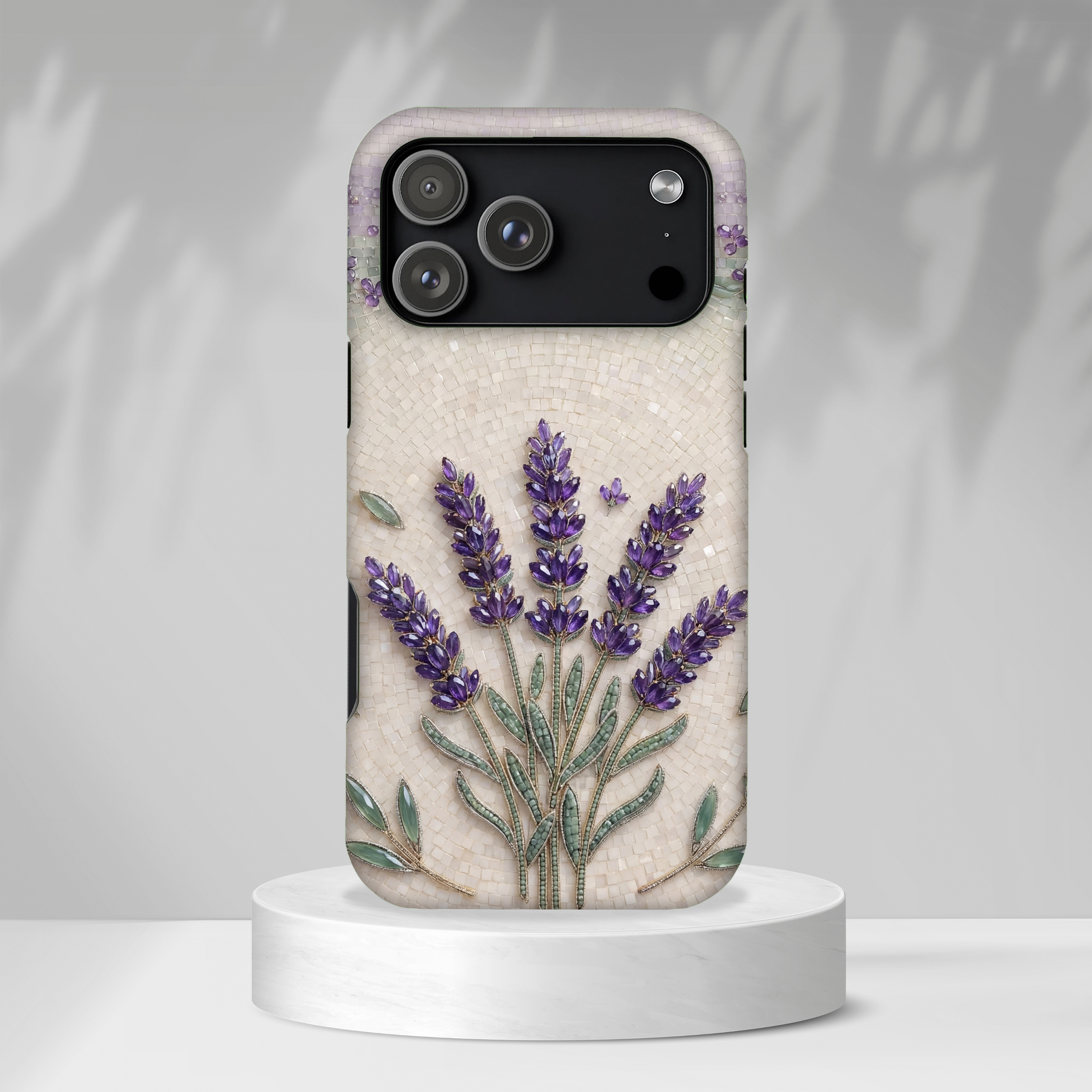 Lavender Bouquet MagSafe iPhone Case — Floral Protective Phone Cover