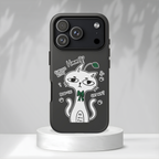 Cover per telefono Gatto Carino Confuso — Custodia protettiva con grafica "Hmm??"