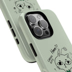Cover per telefono Gatto Carino Confuso — Custodia protettiva con grafica "Hmm??"