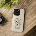 Cover per telefono Gatto Carino Confuso — Custodia protettiva con grafica "Hmm??"